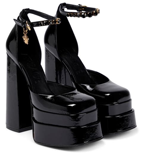 versace medusa sneakers black|Versace Medusa aevitas pumps.